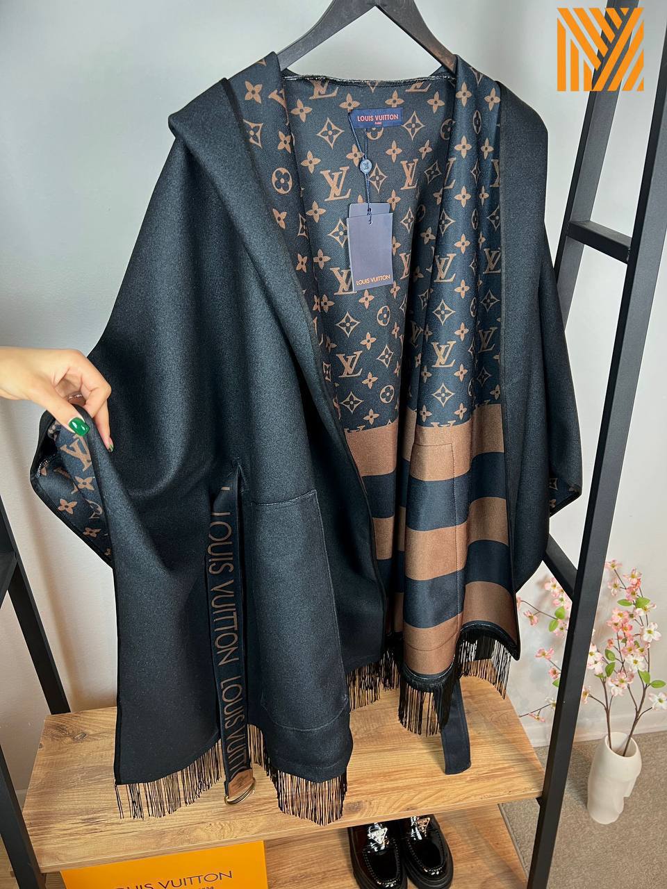 L.V.  Wool wrap Coat